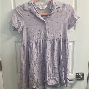 H&M Kids Casual Dress - Light Purple with Pink Accents